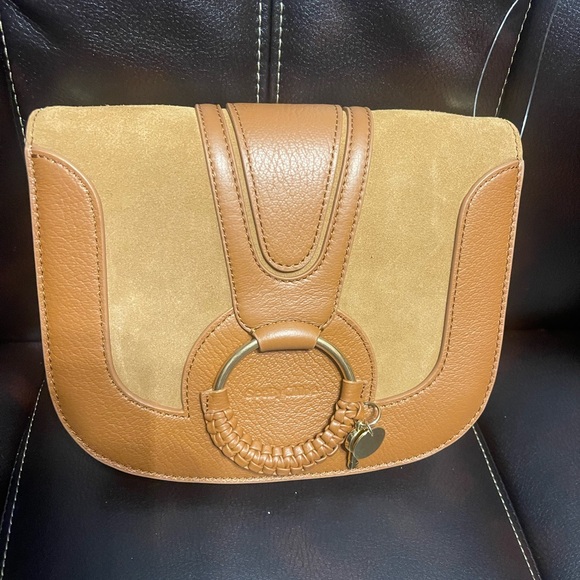 See By Chloe Camel and Caramel Crossbody Bag - Picture 1 of 7